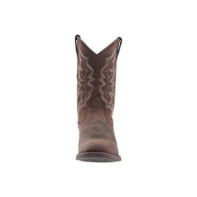 7221 Justin Men's 11" Stampede Distressed Brown Buster