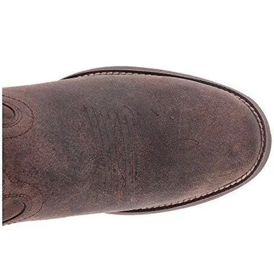 7221 Justin Men's 11" Stampede Distressed Brown Buster