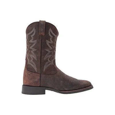 7221 Justin Men's 11" Stampede Distressed Brown Buster