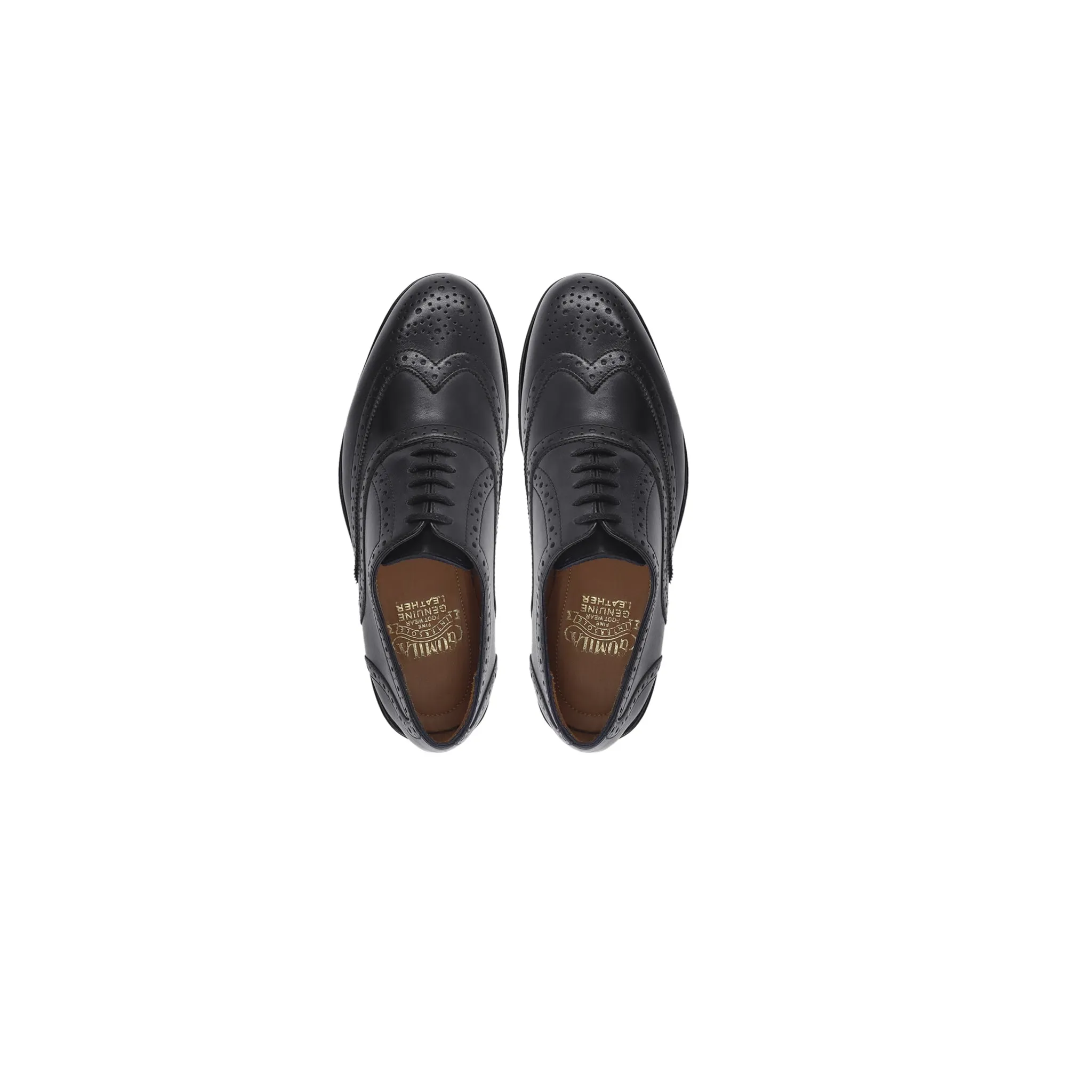 Alonza - Kid's Black Calf Leather Oxford Shoe (5-12 Years Old)