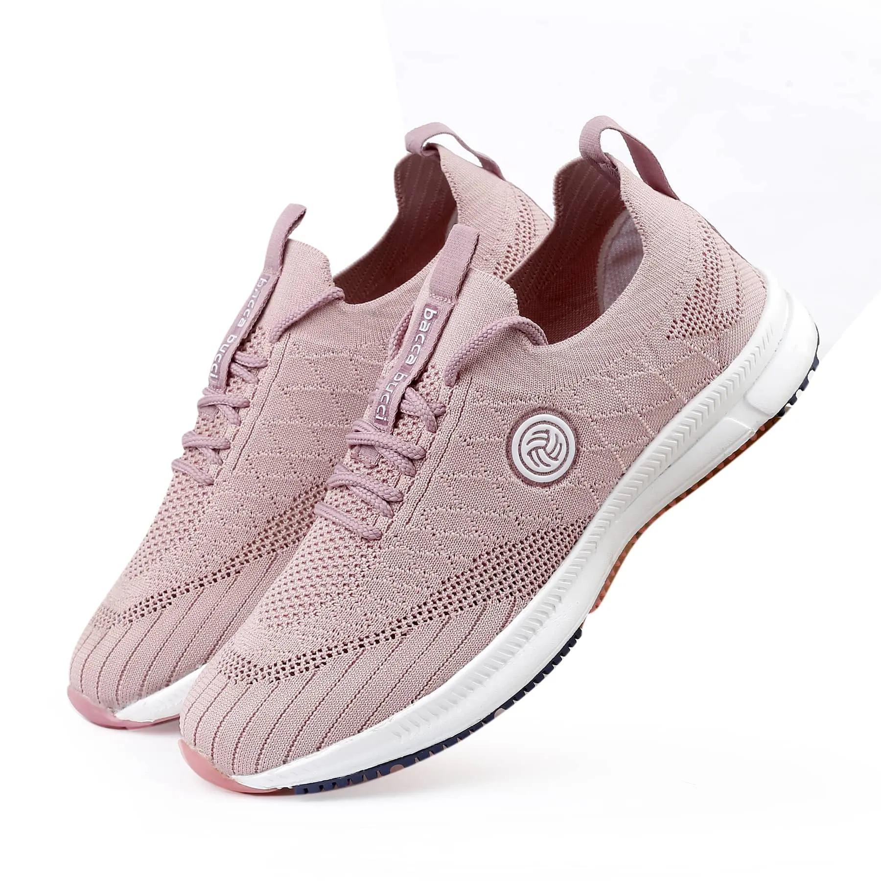 Bacca Bucci WAVE RIDER Training Shoes For Women | Pink Casual Sneakers For Women