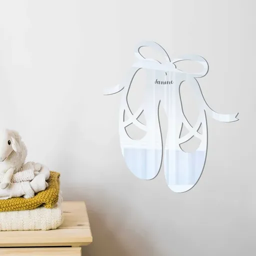 Ballet Shoes Kids Wall Mirror