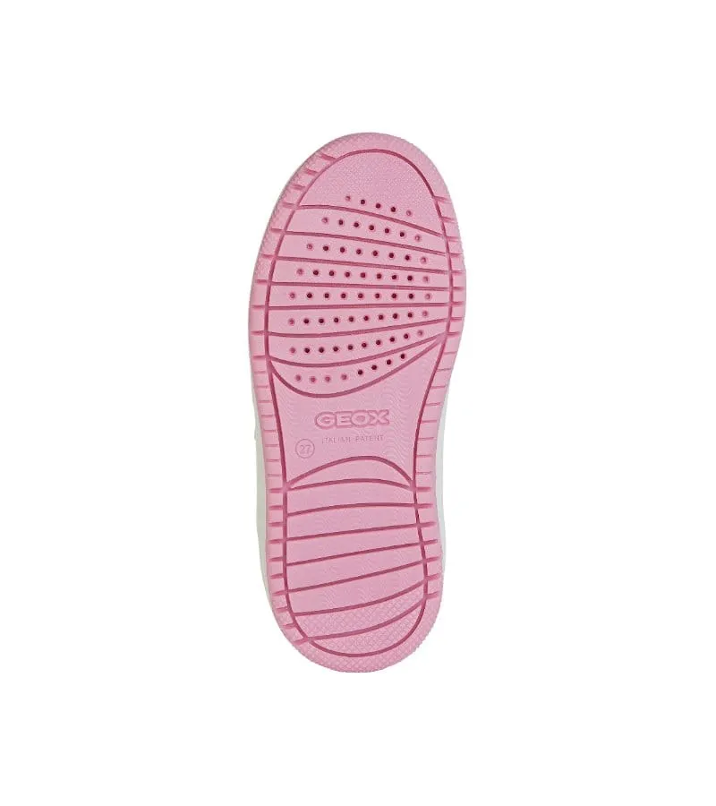 Geox Girls Slip On Colour Block Low Court Trainer Washiba - J45HXB