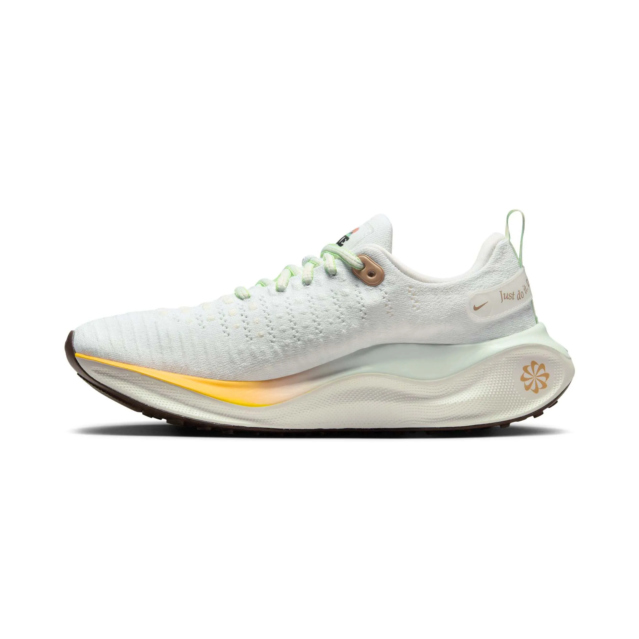 Nike | Women's InfinityRN 4 Road Running Shoes - White/Multi-Color-Sail-Vapor Green