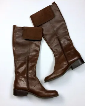 Nine West Size 9 Brown Riding Boots