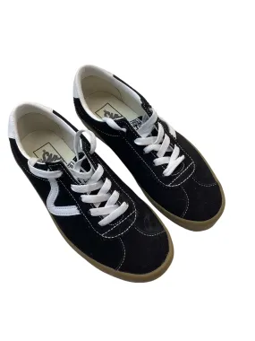 Shoes Sneakers By Vans In Black & White, Size: 8